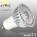 LED spotlight GU10 LED bulb 3W high power blue LED lamp aluminium body